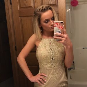 Gold Bodycon Dress